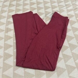 Universal standard mola lounge pants in maroon